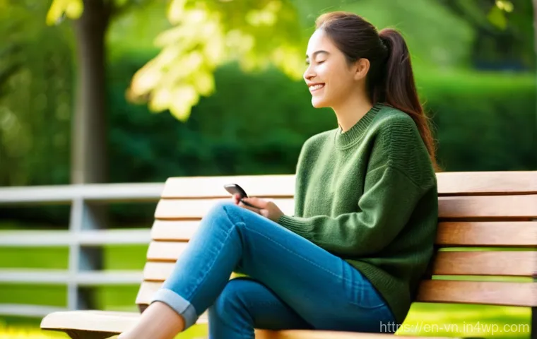 의식적 기술 사용을 위한 커뮤니티 형성 - **Prompt:** A young adult (18-25 years old), dressed in comfortable and modest casual wear (e.g., je...