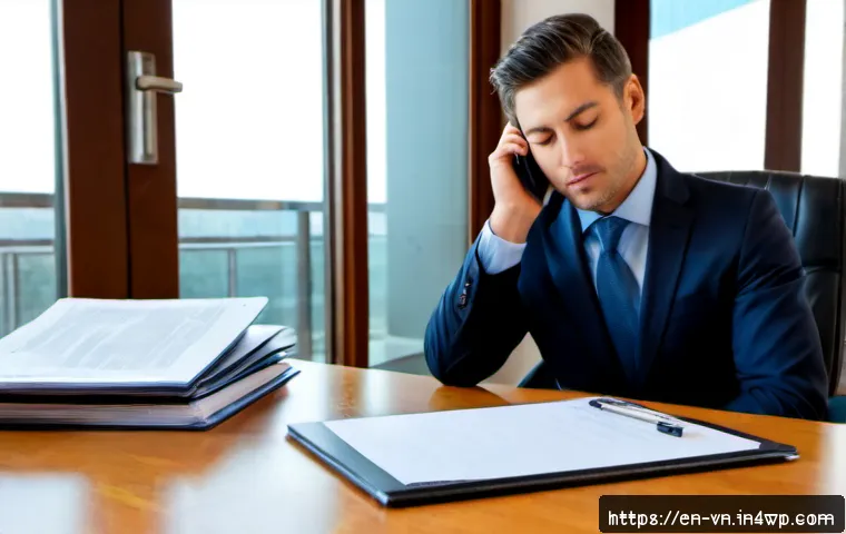 Home 16 의식적 기술 사용의 법적 고려사항 - Photorealistic legal consultation about responsible technology use, diverse adult client and experie...